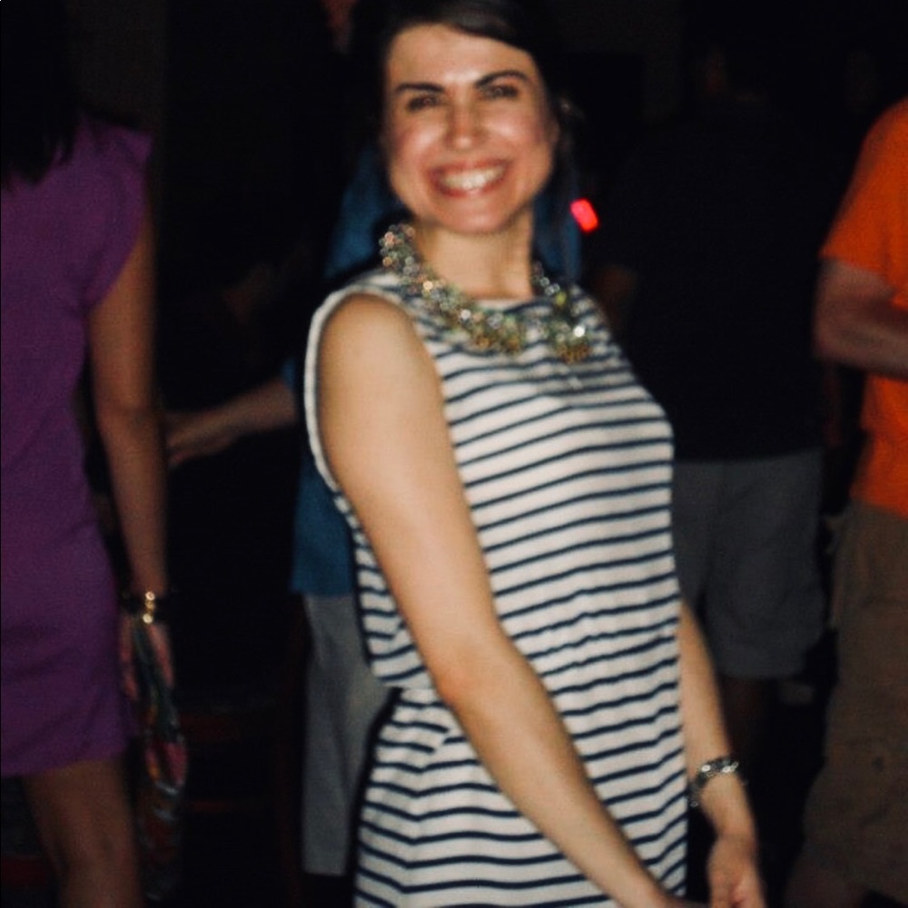 J.Crew silk striped dress - Picture 6 of 7